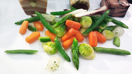 Vegetable appetizer plate