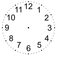 Clock face for makers