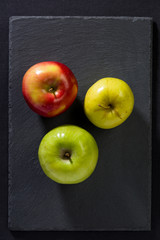 Still life with apples.