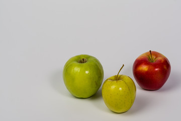 Still life with apples.