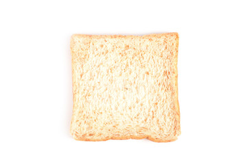 Fototapeta na wymiar Sliced bread isolated on white background.