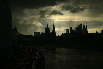 Obraz premium Moscow after the rain