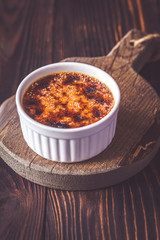 Creme brulee in the pot