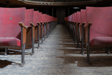 A wonderful old theater, now abandoned.