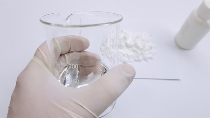 Preparation of a solution