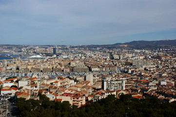 Fototapeta na wymiar Marsiglia in Costa Azzurra