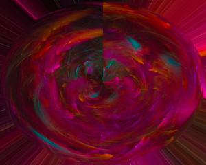 digital abstract fractal, fantasy design
