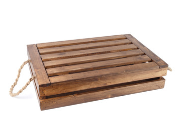 Wooden box brown