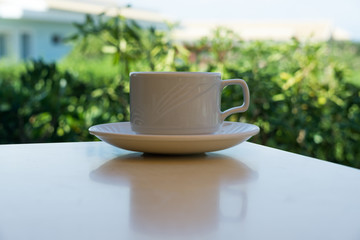 Ein Kaffee im Urlaub