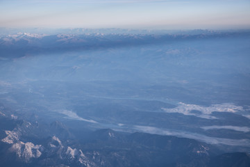 Alps between Vienna & Venice. 