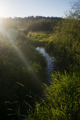 Sunset over Creek