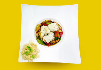 Gourmet Restaurant Plate Decoration