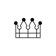 woman crown icon. Element of royalty for mobile concept and web apps icon. Thin line icon for website design and development, app development. Premium icon