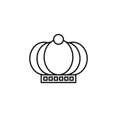 turban, king crown icon. Element of royalty for mobile concept and web apps icon. Thin line icon for website design and development, app development. Premium icon