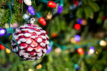 Christmas Ornament on Tree