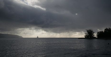 Sail Boat on the Water