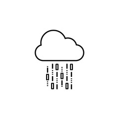cloud, computing, data, network icon. Element of future pack for mobile concept and web apps icon. Thin line icon for website design and development, app development