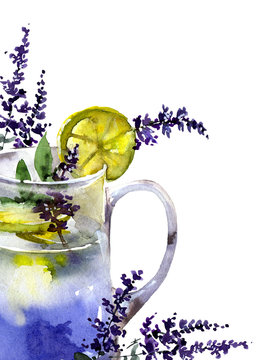 Lemonade With Lemon And Lavander