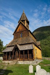 Fototapeta na wymiar Stave Church Urnes Norway