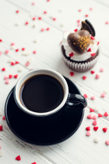 Delicious cupcake for Valentine Day