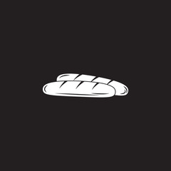 Baguette icon. Simple element illustration. Baguette symbol design template. Can be used for web and mobile