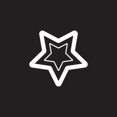 Fototapeta premium Star Icon. Simple element illustration. award symbol design template. Can be used for web and mobile