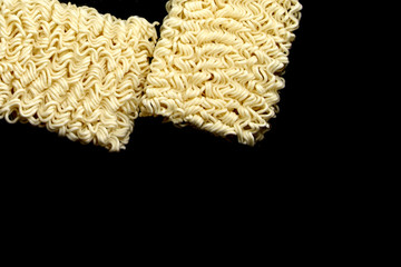 Instant noodles in the hot water