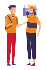 guys casual radio stereo party