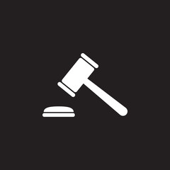 hammer of a judge icon. Simple element illustration. Business icons universal for web and mobile
