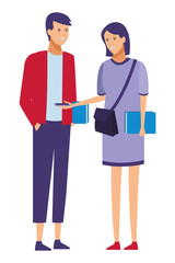 casual outfit couple talk