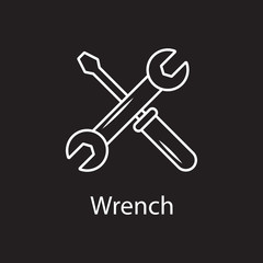 Repair service icon icon. Simple element illustration. Repair service icon symbol design from Construction collection set. Can be used in web and mobile