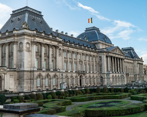 Fototapeta na wymiar Royal palace of Brussels, Belgium.