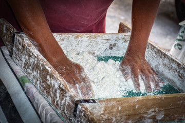 Farinha mandioca para produção de tapioca