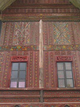 Traditional House of Minangkabau People in West Sumatra
