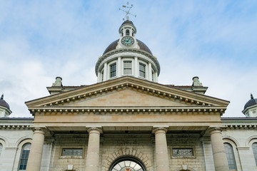 Fototapeta na wymiar Exterior view of the beautiful city hall