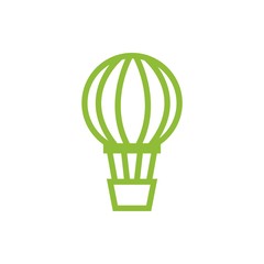 Air balloon vector icon