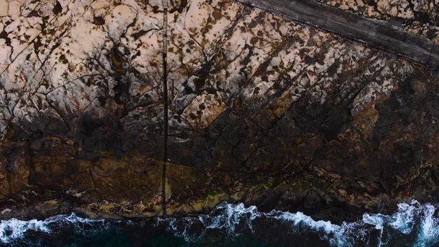 aerial of maltas ocean