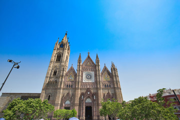 Famous Blessed Sacrament Temple in Guadalajara (Templo Expiatorio del Santisimo Sacramento)