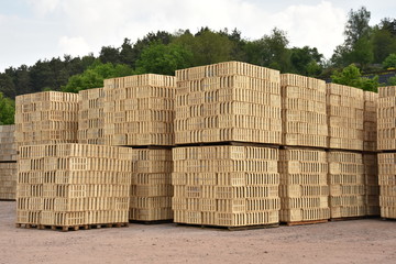 wooden storage boxes in Germany