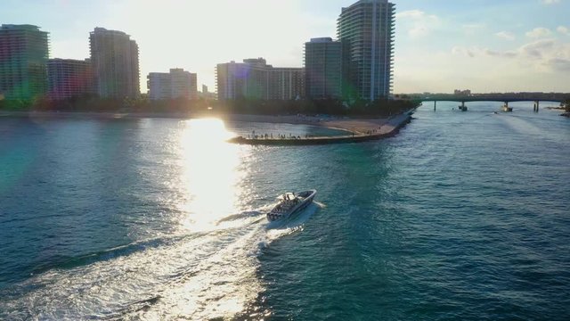 awesome sunset at haulover Miami