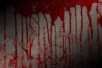 bloody metal wall  in the dark © Metallic Citizen