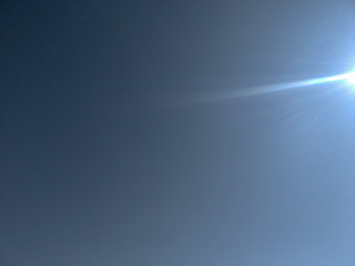 blue sky with clouds