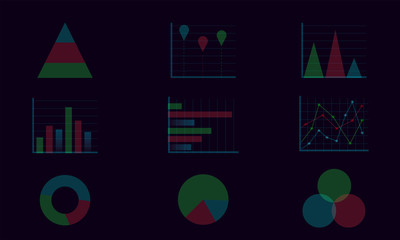 Naklejka premium infographic graph chart data vector illustration eps10