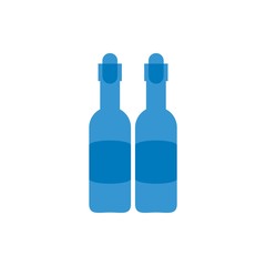 Wine bottle vector icon