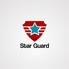 star guard logo vector, icon, element, and template