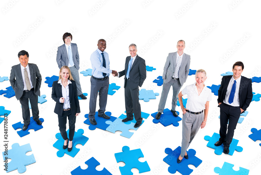 Wall mural group of business people - Wall murals