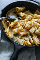 Homemade baked vegan Mac n Cheese