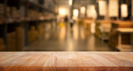 Real nature wood table top texture on white background.For create product display or key visual layout