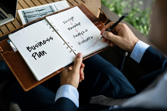 Work Plan Business Process Graphic Illustration