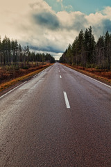 Fototapeta premium Long Road To The Horizon